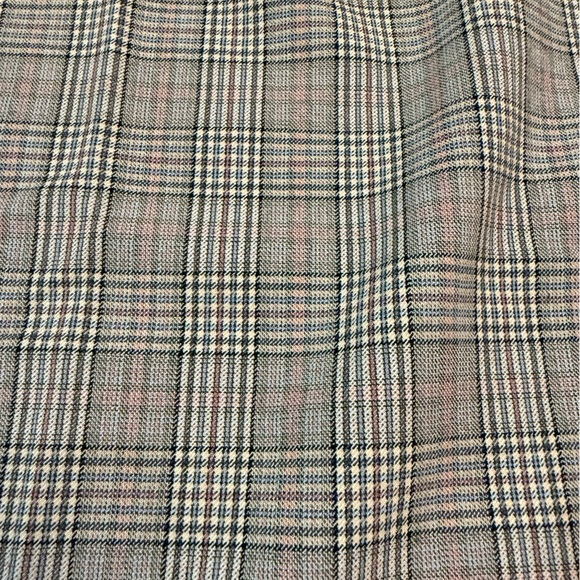 NWT Anthropologie Corey Lynn Calter Pleated Wide-Leg Plaid Trousers Pants Size S - Picture 15 of 16